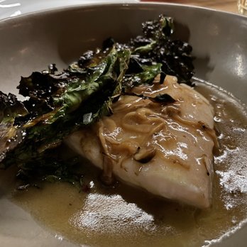 Rolf and Daughters - Flounder in a mushroom sauce. - New American Near Me - Nashville, Tennessee Rolf and Daughters - Flounder in a mushroom sauce. - New American Near Me - Nashville, Tennessee