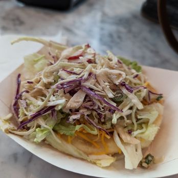 Off the Rez - Chicken Chile Indian taco with slaw - Food Trucks Near Me - Seattle, Washington Off the Rez - Chicken Chile Indian taco with slaw - Food Trucks Near Me - Seattle, Washington