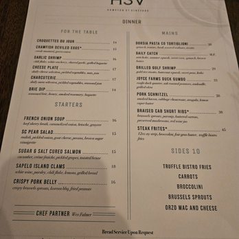 Hampton Street Vineyard - Restaurant Week menu - French Near Me - Columbia, South Carolina