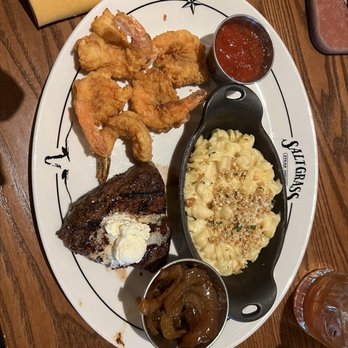 Saltgrass Steak House - 6oz 6 oz Top Sirloin and Shrimp - Steakhouses Near Me - Katy, Texas Saltgrass Steak House - 6oz 6 oz Top Sirloin and Shrimp - Steakhouses Near Me - Katy, Texas