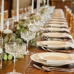 The Barn 1502 - Farm tables and or round/w linens furnished for a simple or elegant setting.