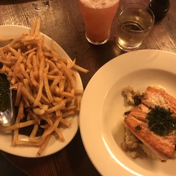 The Smith - (yes there is a steak under those fries!) - New American Near Me - New York, New York The Smith - (yes there is a steak under those fries!) - New American Near Me - New York, New York