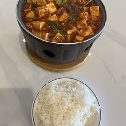 Mapo Tofu with Ground Pork