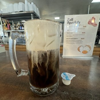 Waffle Bite - Creamer for size reference - Breakfast & Brunch Near Me - Redding, California
