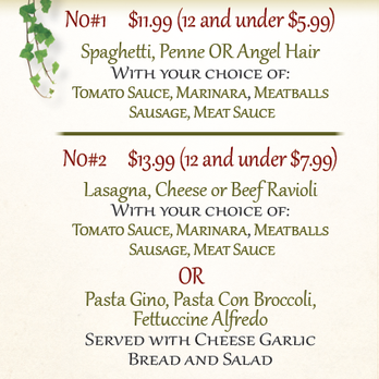 Gino's Italiano - Check out their new all-you-can-eat options! Wonderful service and good food. Family friendly and staff is wonderful~ - Italian Near Me - Kearney, Missouri Gino's Italiano - Check out their new all-you-can-eat options! Wonderful service and good food. Family friendly and staff is wonderful~ - Italian Near Me - Kearney, Missouri