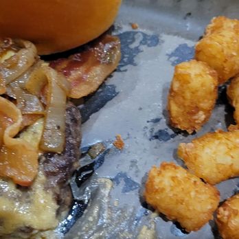 Defiance Brewing Co Downtown - Hot mess burger with tots. - Brewpubs Near Me - Hays, Kansas