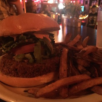 Hungry Tiger - The black bean burger - Bars Near Me - Portland, Oregon