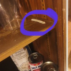 Leakey Springs Cabins - Joint left in kitchen - in plain view