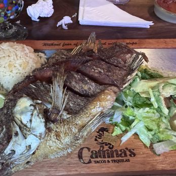 Catrina’s Tacos & Tequila - Delicious Mojarra Fried Tilapia - Mexican Near Me - Charleston, South Carolina