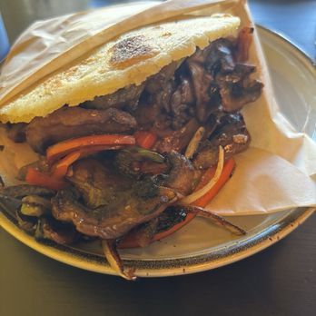 Arepa George Cantina - Veggie Mushroom Arepa - Colombian Near Me - Chicago, Illinois