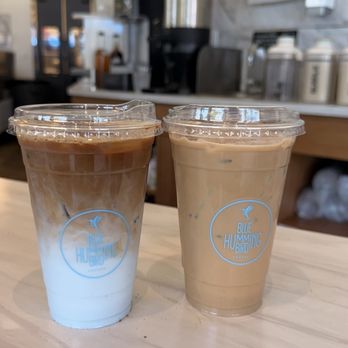 Blue Hummingbird Roastery - Blue hummingbird Signature Latte and regular latte - Coffee Roasteries Near Me - Irvine, California Blue Hummingbird Roastery - Blue hummingbird Signature Latte and regular latte - Coffee Roasteries Near Me - Irvine, California