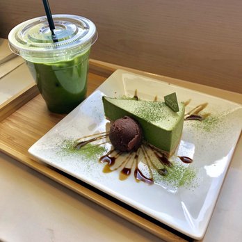 Saryo Cafe - Matcha latte and matcha rare cheesecake - Desserts Near Me - North York, Ontario Saryo Cafe - Matcha latte and matcha rare cheesecake - Desserts Near Me - North York, Ontario