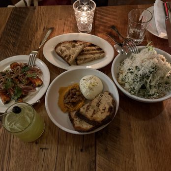 Gjelina - Burrata, carrots, puntarelle - New American Near Me - New York, New York
