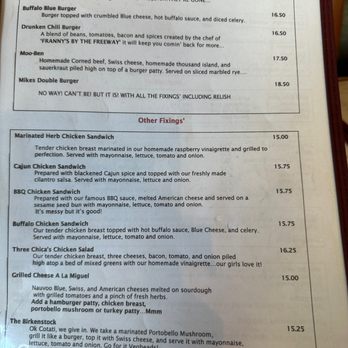 Mike's at the Crossroads - Menu 8/4/24 - American Near Me - Cotati, California