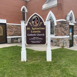 St Ignatius Loyola Church - Beautiful Catholic Church in St. Ignace. Saturday and Sunday masses.