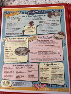 Menu photo 2 Red Arrow Diner Manchester, NH