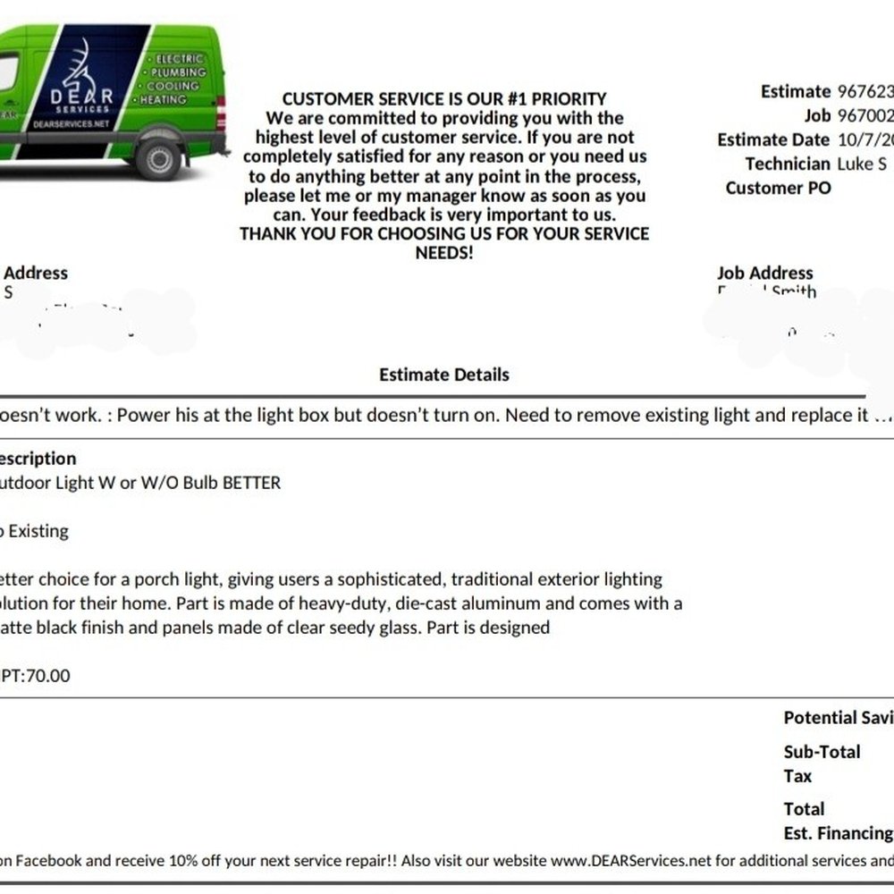 DEAR Services - Electricians Near Me - Kent, Washington DEAR Services - Electricians Near Me - Kent, Washington