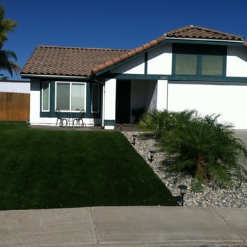 OmegaTurf - Front Lawn after - Landscaping Near Me