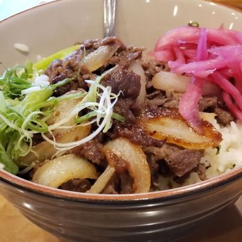 Bunker21 - Beef Bulgogi with butter cilantro rice!  So gooooood! It needs more meat tho but yummmmm! - Korean Near Me - Artesia, California