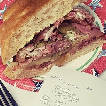 Via Focaccia - perfect brisket pastrami - Sandwiches Near Me - Las Vegas, Nevada Via Focaccia - perfect brisket pastrami - Sandwiches Near Me - Las Vegas, Nevada