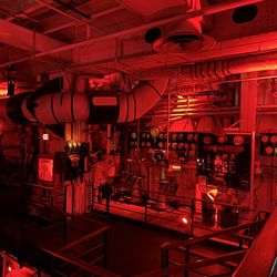 Shaqtober Fest - Engine room inside The Queen Mary
