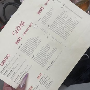 Serena - Drink menu - Mexican Near Me - Miami Beach, Florida Serena - Drink menu - Mexican Near Me - Miami Beach, Florida