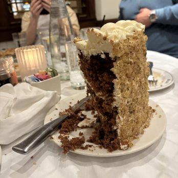 Hugo's Frog Bar and Chop House - "Slice" of CARROT CAKE - Steakhouses Near Me - Des Plaines, Illinois