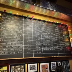 Dive Bar - Beer list