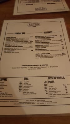 Menu photo 6 Acton & Sons Belfast, BFS Menu photo 6 Acton & Sons Belfast, BFS