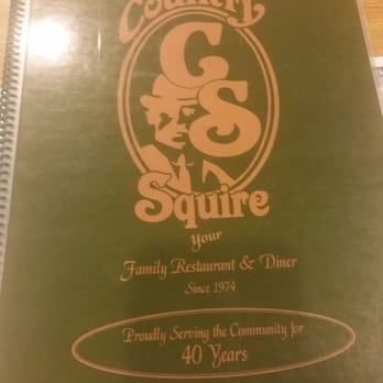 Country Squire Restaurant - The menu! - Desserts Near Me - Warren, New Jersey