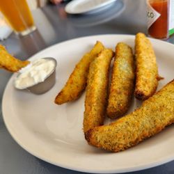 The Wheelhouse Seafood and Pasta - Fried pickles