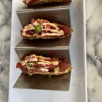 Georgie's Garden Cafe - Mini ahi tuna tacos - Breakfast & Brunch Near Me - Sarasota, Florida Georgie's Garden Cafe - Mini ahi tuna tacos - Breakfast & Brunch Near Me - Sarasota, Florida