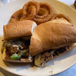 Big Joe’s Grille - Beef Philly and Onion Rings