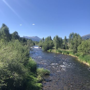 Main Street Junction - Summer time on the Blue River path near Breckenridge - Hotels Near Me - Breckenridge, Colorado Main Street Junction - Summer time on the Blue River path near Breckenridge - Hotels Near Me - Breckenridge, Colorado