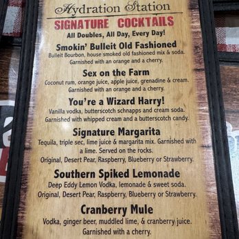 Parker John's BBQ & Pizza - Drink menu - Barbeque Near Me - Oshkosh, Wisconsin