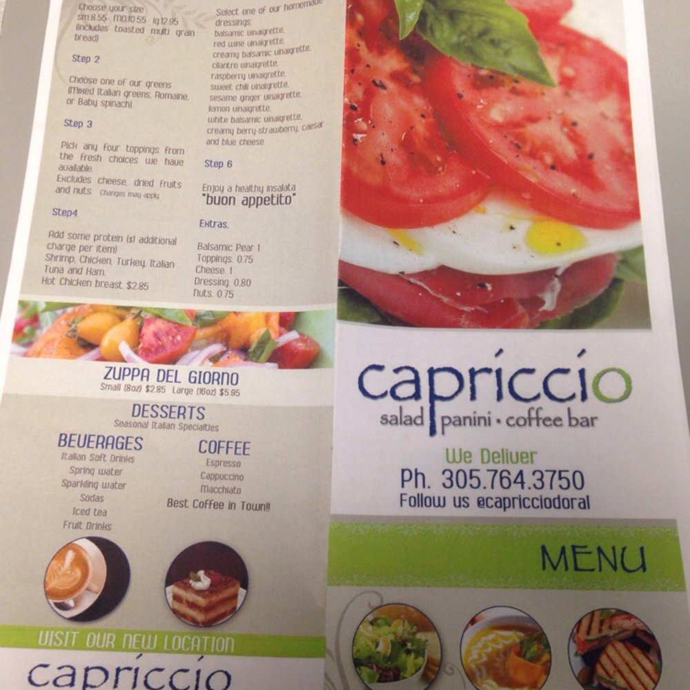 Capriccio Authentic Italian - Italian Near Me - Doral, Florida Capriccio Authentic Italian - Italian Near Me - Doral, Florida