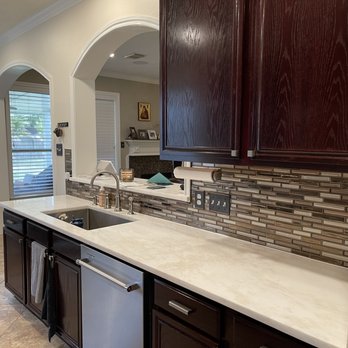 Katy Pro Painting & Remodeling - New 32 inch sink and other side of galley kitchen - Painters Near Me Katy Pro Painting & Remodeling - New 32 inch sink and other side of galley kitchen - Painters Near Me