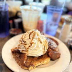 The Breakfast Nook - Apple cinnamon french toast ($13)