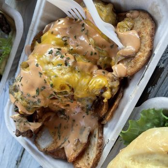Seven Brothers - Crazy Fries - hands down the highlight and stole the show. - Burgers Near Me - Laie, Hawaii