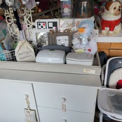 Assortment of items (ex. wipe holder, wipe warmer)