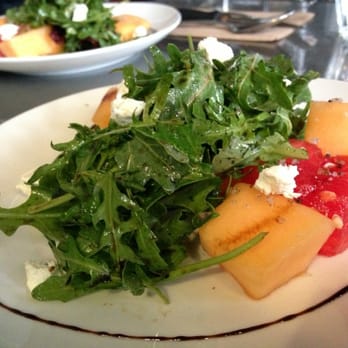Mr Pollo - Course 1: arugula melon salad with balsamic reduction - New American Near Me - San Francisco, California Mr Pollo - Course 1: arugula melon salad with balsamic reduction - New American Near Me - San Francisco, California