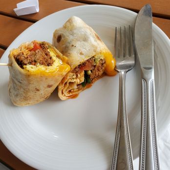 Ancora Cafe + Bakery - Breakfast burrito with Chorizo - Breakfast & Brunch Near Me - Madison, Wisconsin