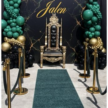 Platinum Prop House - Green carpet gold and green stanchions - Party Equipment Rentals Near Me - Gardena, California Platinum Prop House - Green carpet gold and green stanchions - Party Equipment Rentals Near Me - Gardena, California