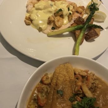 The Warehouse - TROUT ORLEANS* (GF) and NEW ORLEANS SMOTHERED CATFISH* - Seafood Near Me - Alexandria, Virginia