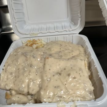 Carol's Corner Cafe - Hot turkey sandwich with mashed potatoes, gravy and side of soup - American Near Me - Vancouver, Washington