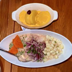 Ceviche Point - Fish Ceviche de pescado (grouper) & side of Papa a la Huancaina