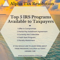 Alpha Tax Resolution