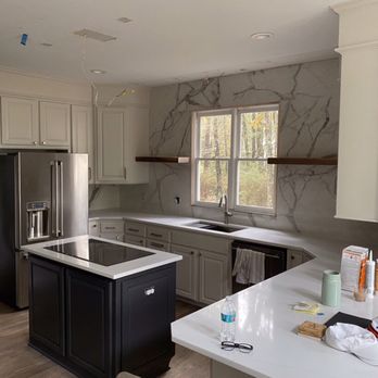 Evangeline Construction - a kitchen being remodeled - General Contractors Near Me