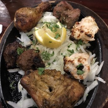 Clay Pit - Mixed kabob platter - Indian Near Me - Austin, Texas Clay Pit - Mixed kabob platter - Indian Near Me - Austin, Texas