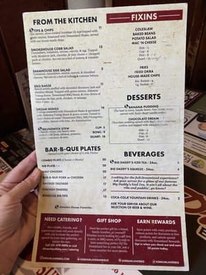 Menu photo 2 Dreamland BBQ Birmingham, AL
